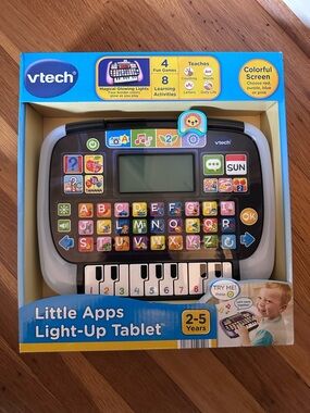 VTech Little Apps Light-Up Tablet - Black and White